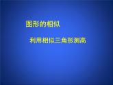 八年级下数学课件《利用相似三角形测高》参考课件_鲁教版