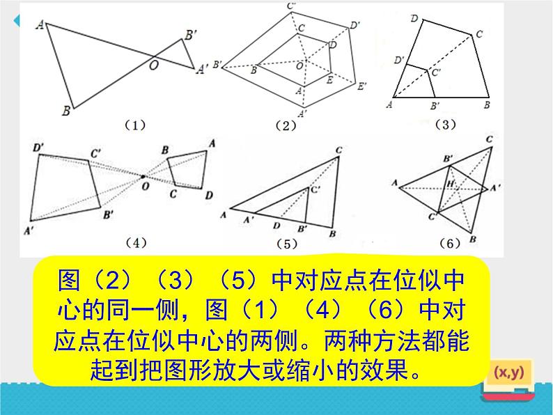 八年级下数学课件《利用位似放缩图形（1）》课件_鲁教版08