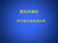 鲁教版 (五四制)八年级下册2 平行线分线段成比例备课课件ppt