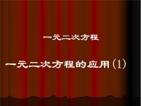 鲁教版 (五四制)八年级下册6 一元二次方程的应用课文内容ppt课件