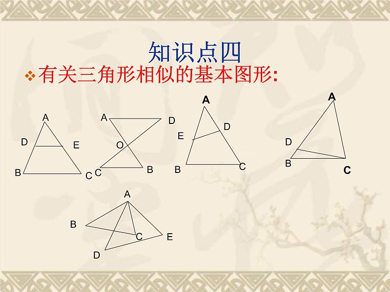 八年级下数学课件9-4三角形相似的条件复习课PPT课件_鲁教版06