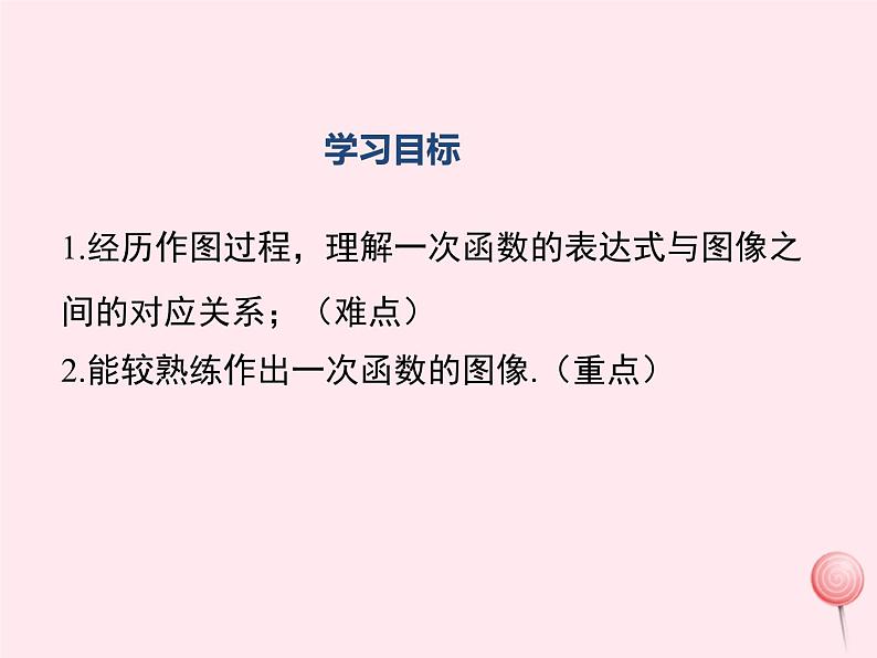 2019秋八年级数学下册第二十一章一次函数21-2一次函数的图像和性质第1课时一次函数的图像教学课件（新版）冀教版02