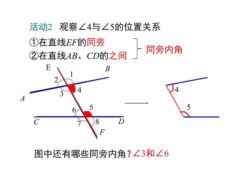 2.2 第2课时 利用内错角、同旁内角判定两条直线平行 ppt课件（北师大版七下）06