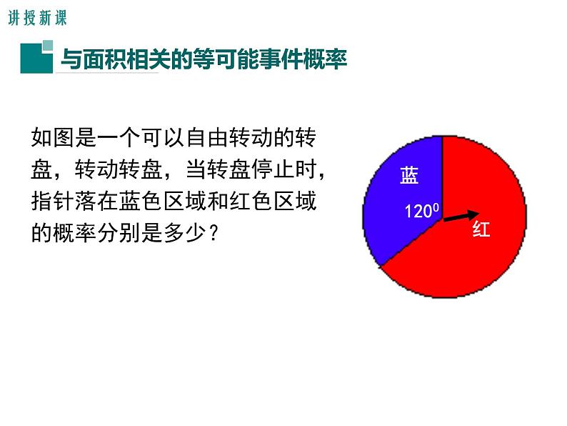 6.3 第4课时 与面积相关的概率（2）——转盘游戏 ppt课件（北师大版七下）03