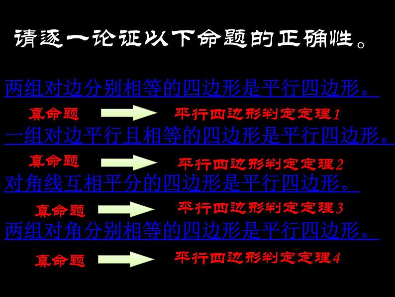 八年级下数学课件《平行四边形的判定》课件2_冀教版第4页