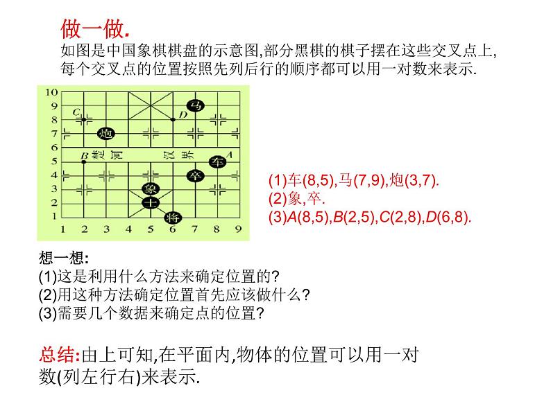 八年级下数学课件《确定平面上物体的位置》课件3_冀教版04