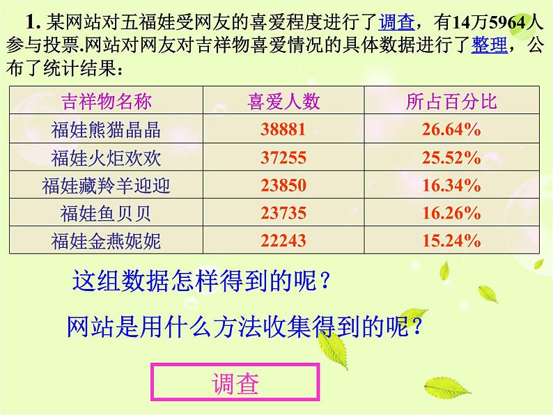 八年级下数学课件《统计的初步认识》课件2_冀教版05