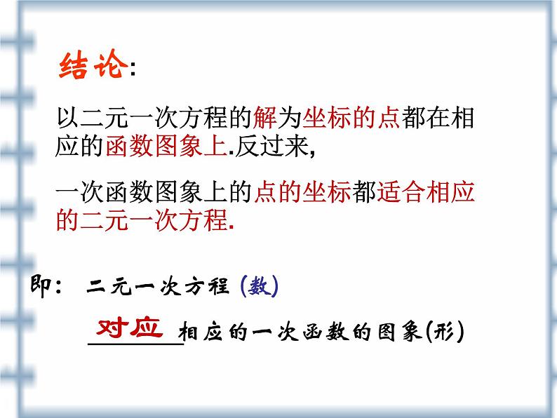 八年级下数学课件《一次函数与二元一次方程的关系》课件3_冀教版第3页