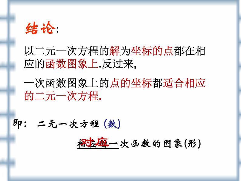 八年级下数学课件《一次函数与二元一次方程的关系》课件2_冀教版第4页