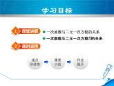 八年級下數(shù)學(xué)課件《一次函數(shù)與二元一次方程的關(guān)系》課件_冀教版