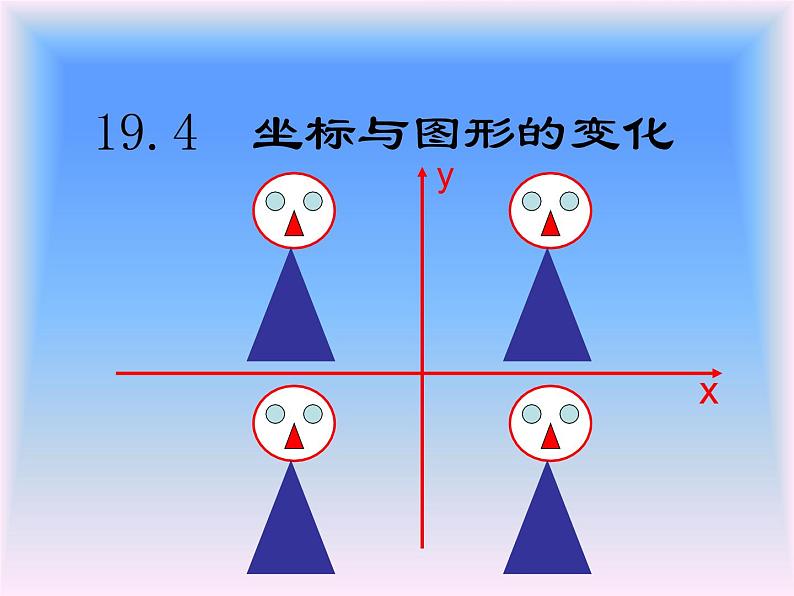 八年级下数学课件《坐标与图形的变化》课件_冀教版01