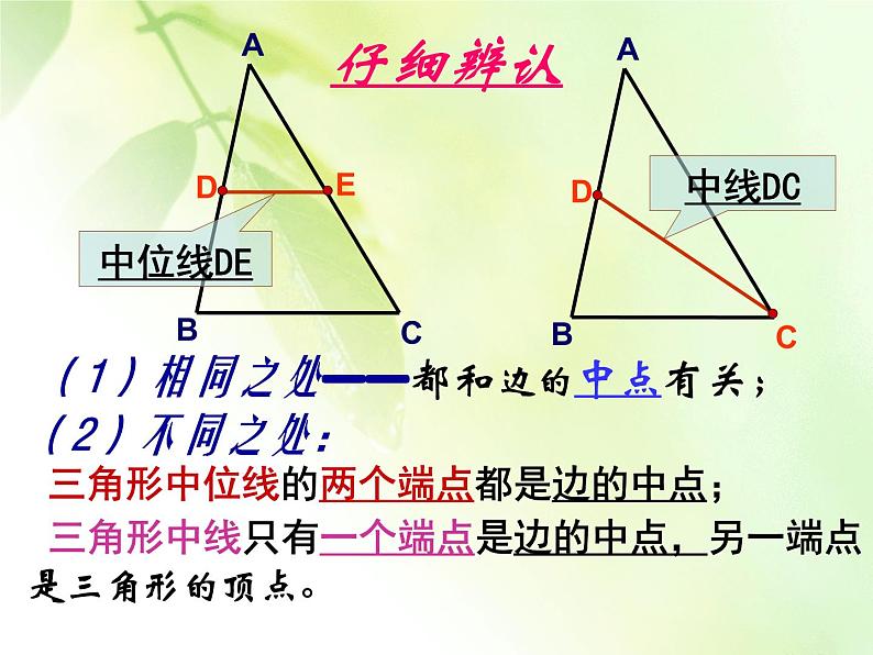 八年级下数学课件22-3《三角形的中位线》ppt课件2_冀教版05