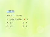 八年级数学上册第11章数的开方11-1平方根与立方根11-1-1平方根习题课件