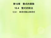 八年级数学上册第12章整式的乘除12-4整式的除法12-4-1单项式除以单项式习题课件