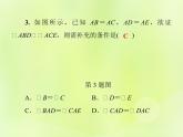 八年级数学上册第13章全等三角形13-2三角形全等的判定13-2-3边角边习题课件