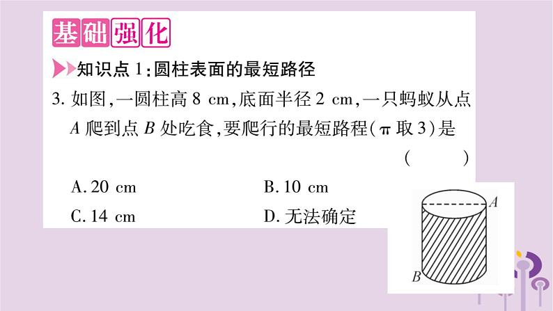 八年级数学上册第14章勾股定理14-2勾股定理的应用作业课件03