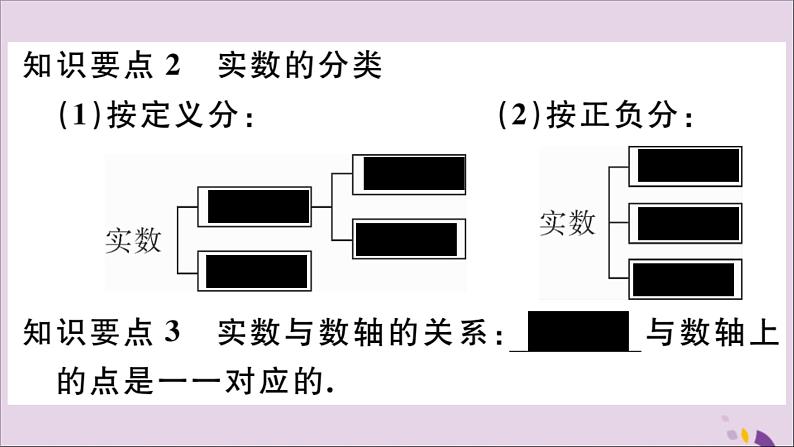 八年级数学上册第11章数的开方11-2实数第1课时实数的概念及分类习题课件03