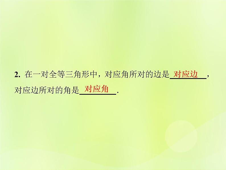 八年级数学上册第13章全等三角形13-2三角形全等的判定13-2-2全等三角形的判定条件习题课件03