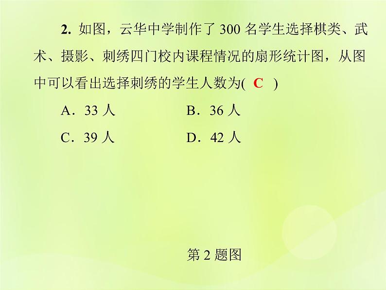 八年级数学上册第15章《数据的收集与表示》测试卷习题课件03