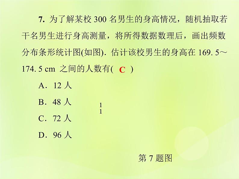 八年级数学上册第15章《数据的收集与表示》测试卷习题课件08