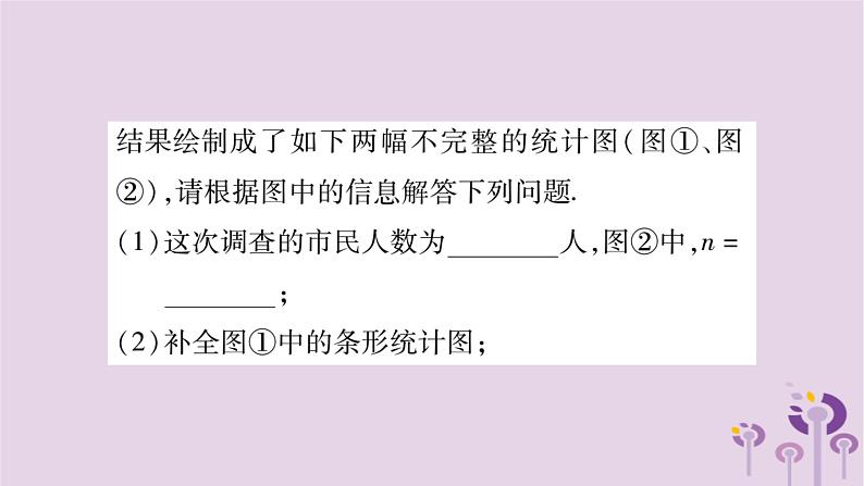 八年级数学上册第15章数据的收集与表示小专题（十三）统计图的综合应用作业课件第8页