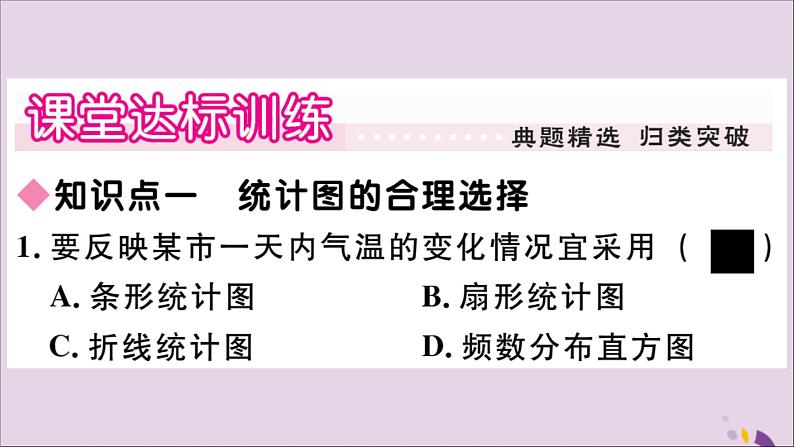 八年级数学上册第15章数据的收集与表示15-2-2利用统计图表传递信息习题课件04