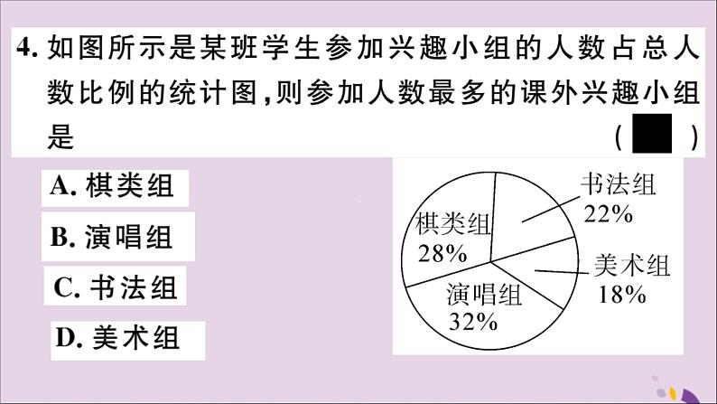 八年级数学上册第15章数据的收集与表示15-2-2利用统计图表传递信息习题课件07