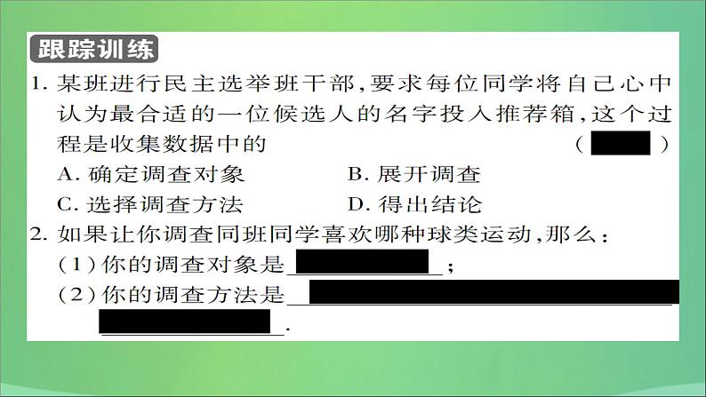 八年级数学上册第十五章数据的收集与表示15-1数据的收集课件第6页