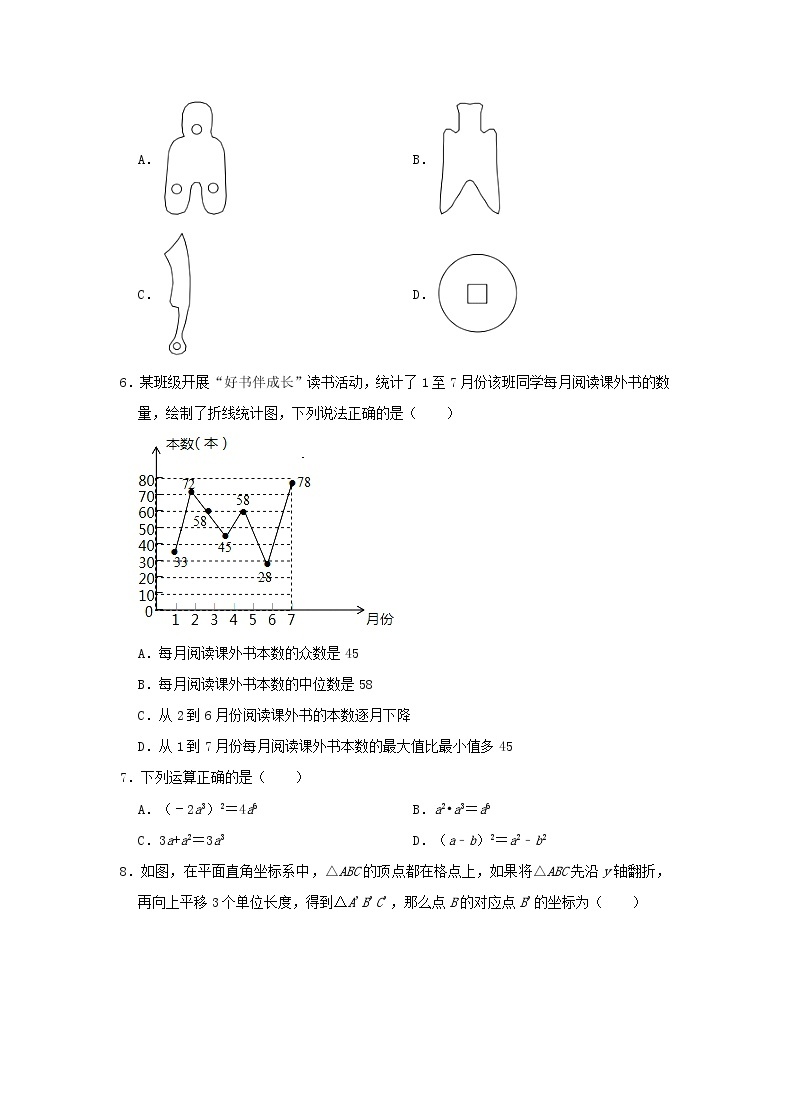 2020山东省济南市中考数学真题及答案02