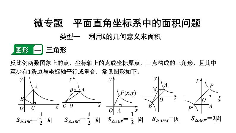 广东2020中考数学一轮抢分 微专题1  平面直角坐标系中的面积问题第1页