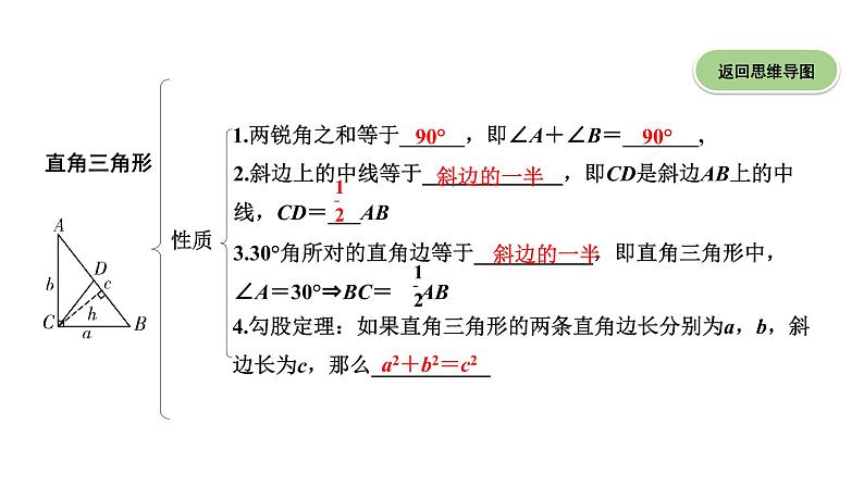 广东2020中考数学一轮抢分 5.第五节  等腰三角形与直角三角形 课件08