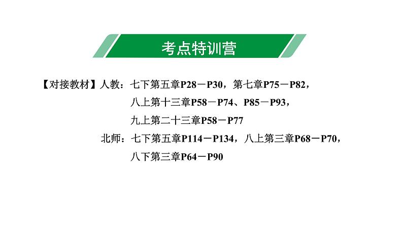 广东2020中考数学一轮抢分 3.第三节  图形的对称、平移和旋转 课件03