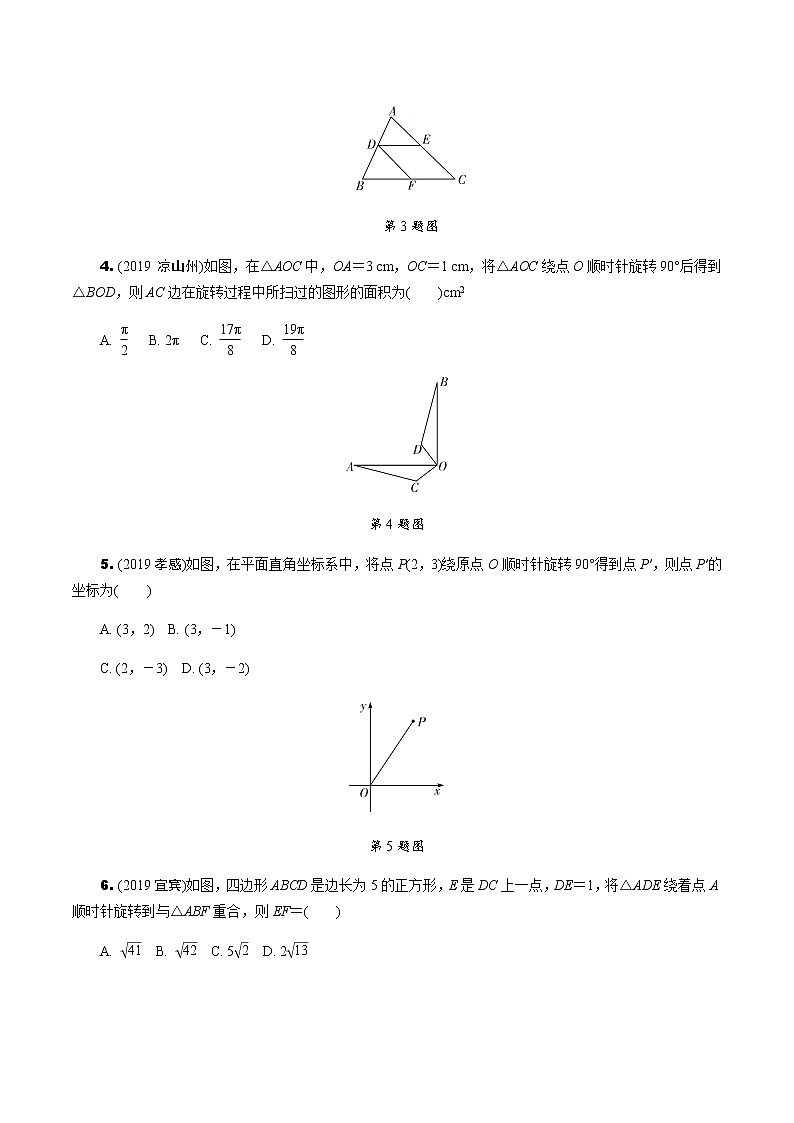 福建2020中考数学一轮培优 第七章  图形的变化 试卷练习课件02