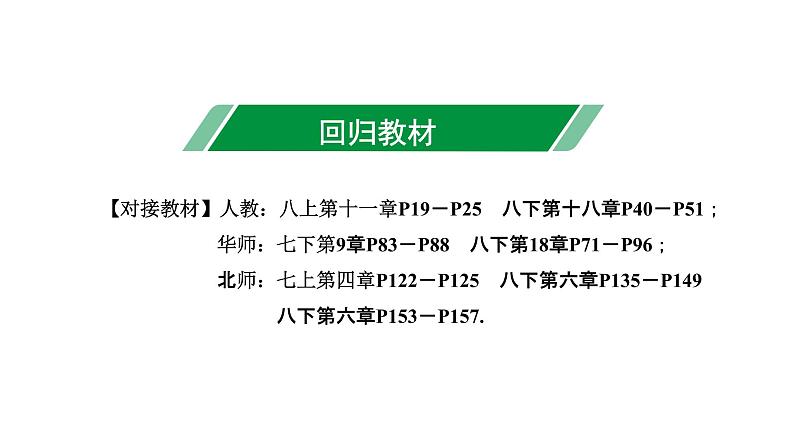 福建2020中考数学一轮培优 第五章  四边形 试卷练习课件08