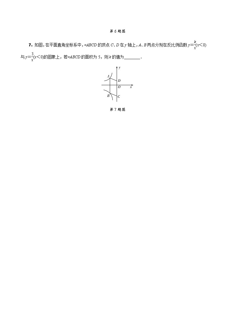 福建2020中考数学一轮培优 第三章  函数 试卷练习课件03