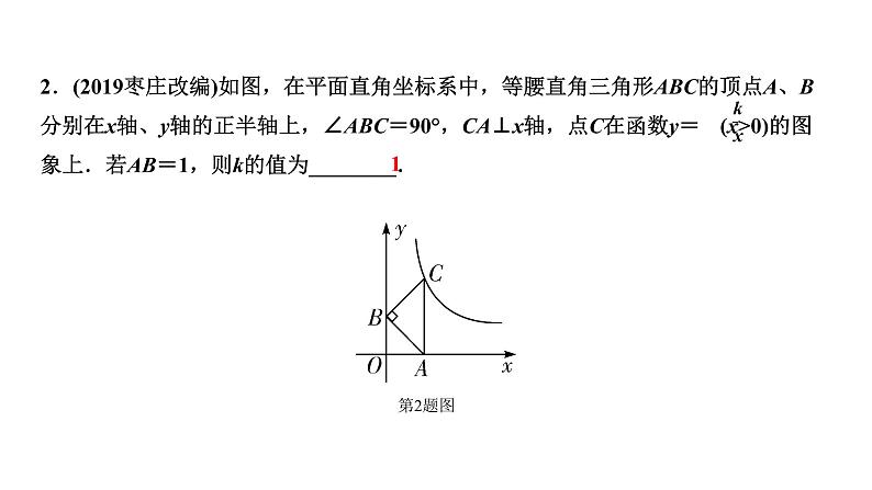 福建2020中考数学一轮培优 第三章  函数 试卷练习课件07