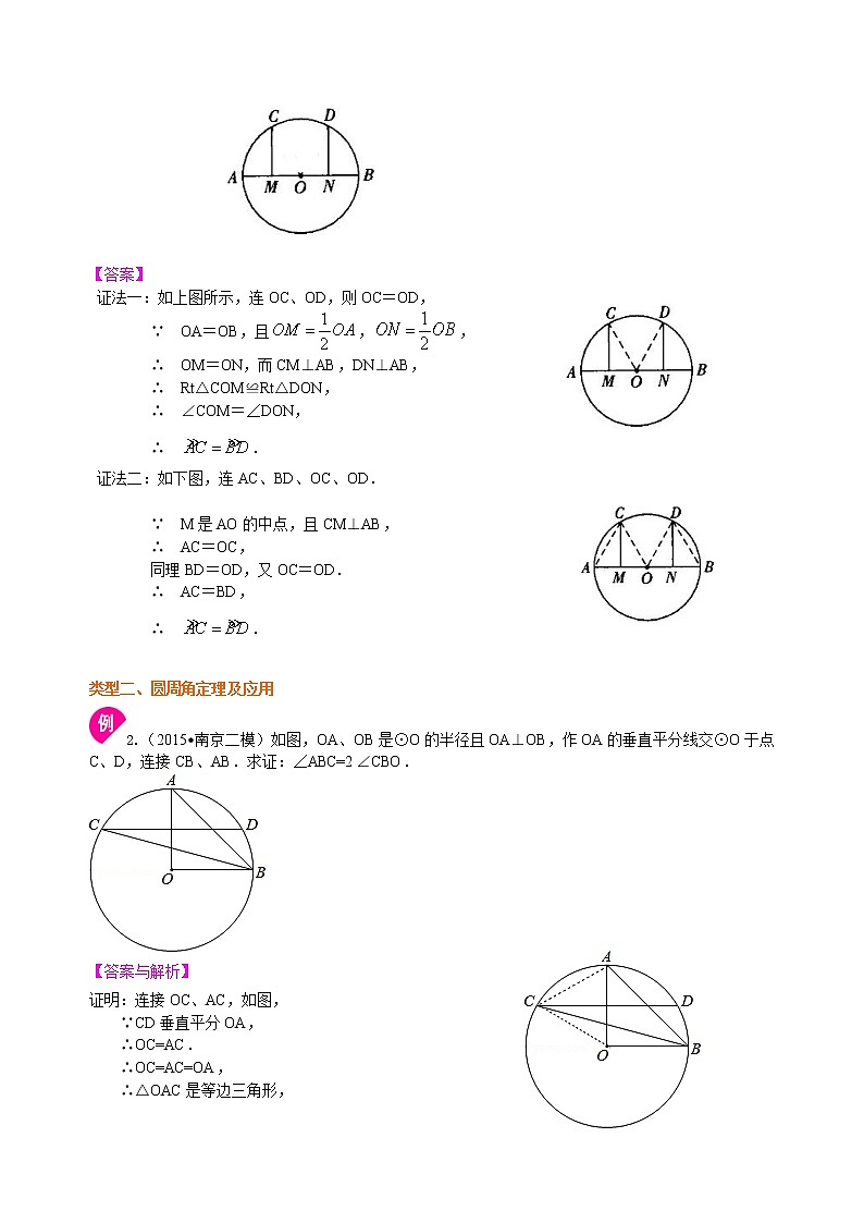 弧、弦、圆心角、圆周角—知识讲解（提高）03