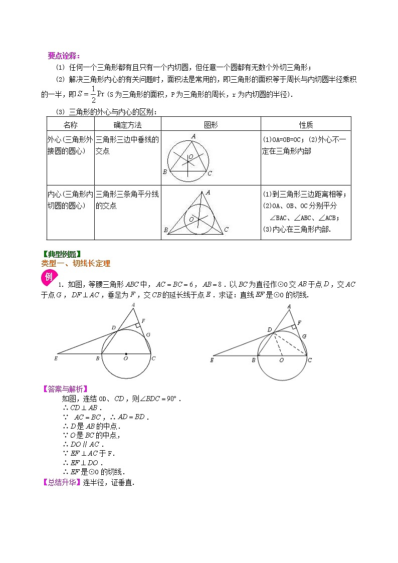 切线长定理—知识讲解（提高）第2页