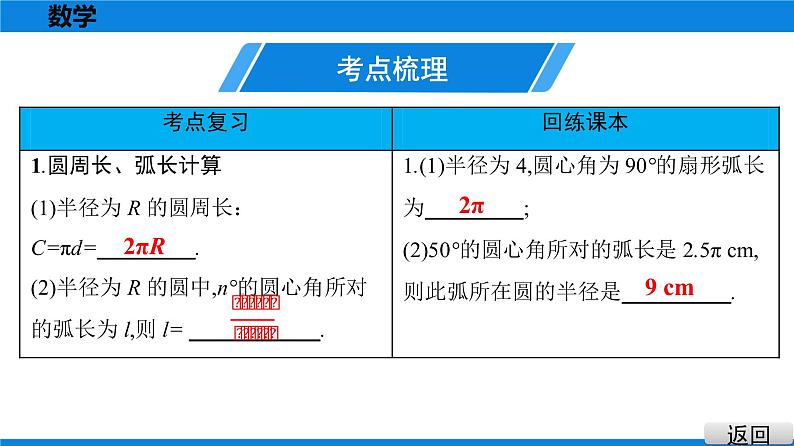 备战2021学年广东中考数学 第六章 圆 试卷课件08