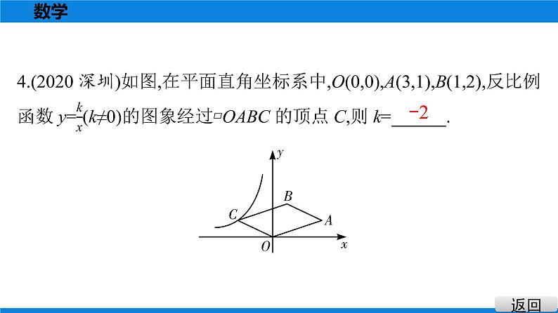 备战2021学年广东中考数学 第三章 函　数 课件05