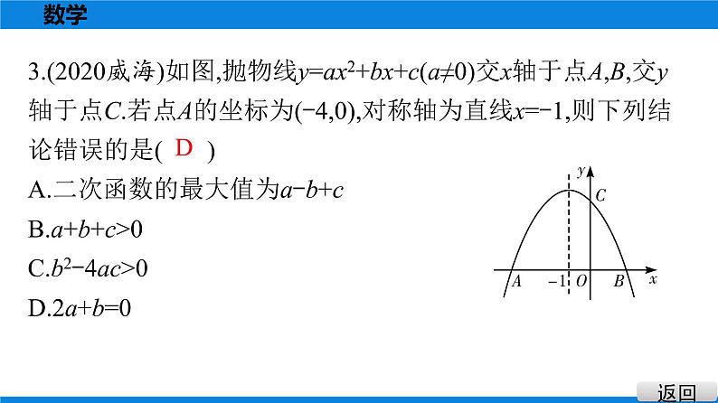 备战2021学年广东中考数学 第三章 函　数 课件04