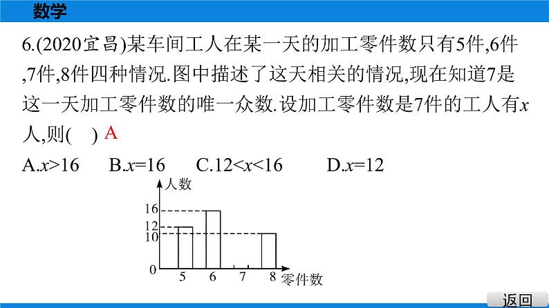 备战2021学年广东中考数学 课时作业 第八章 练习课件04