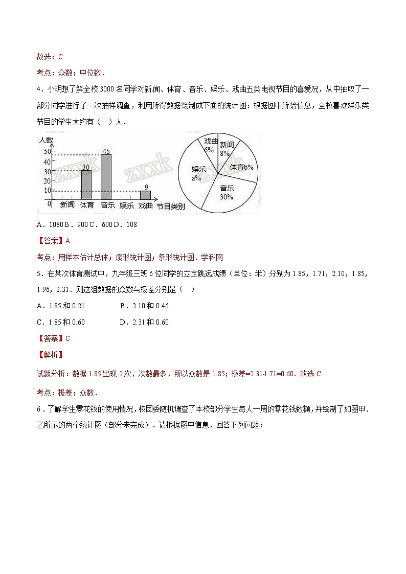 【精品】人教版 七年级下册数学 10.1 统计调查练习卷02