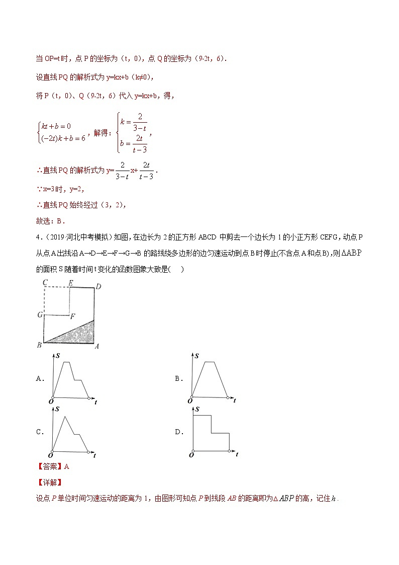 【精品试卷】中考数学一轮复习 专题测试11 一次函数（培优提高）（教师版）03