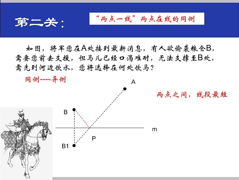 “将军饮马”常见模型  路径最短问题06