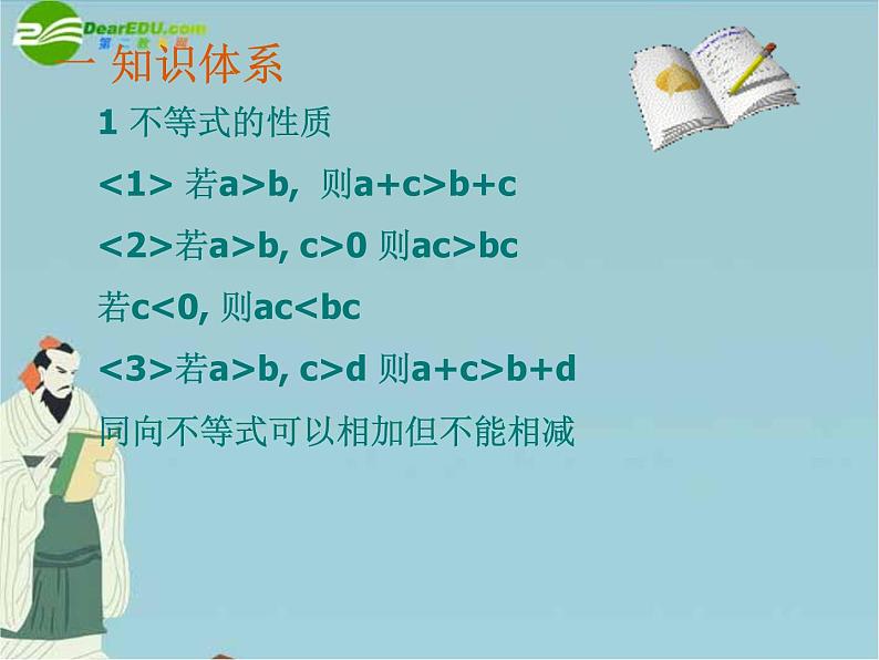 北京课改初中数学七下《4.0第四章一元一次不等式和一元一次不等式组》PPT课件 (1)02