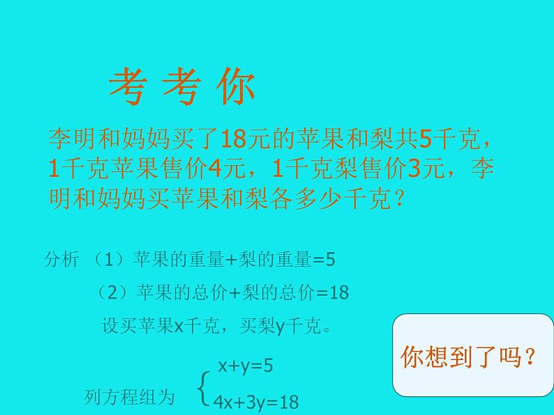 北京课改初中数学七下《5.1二元一次方程和它的解》PPT课件 (1)03