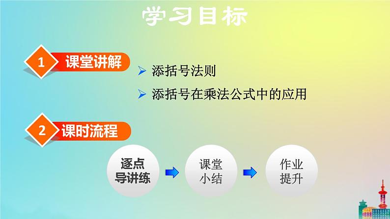 沪科版七年级下册数学  添括号在乘法公式中的应用教学课件ppt第2页