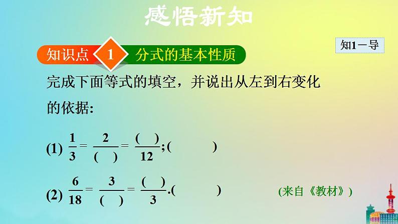 沪科版七年级下册数学  分式的基本性质教学课件ppt第4页