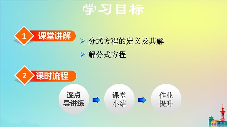 沪科版七年级下册数学  分式方程及其解法教学课件ppt第2页